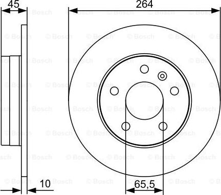 BOSCH 0 986 479 516 - Discofreno www.autoricambit.com