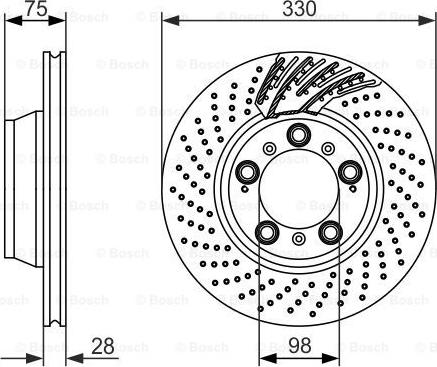 BOSCH 0 986 479 581 - Discofreno www.autoricambit.com