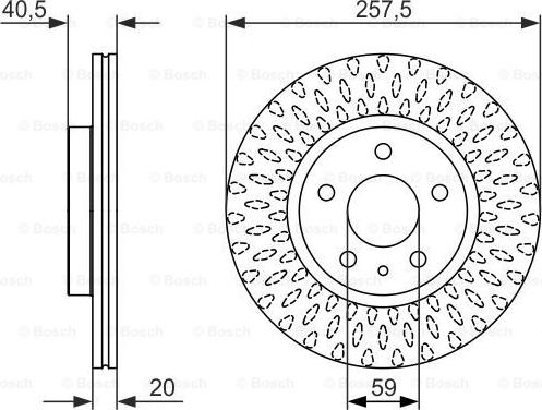 BOSCH 0 986 479 647 - Discofreno www.autoricambit.com