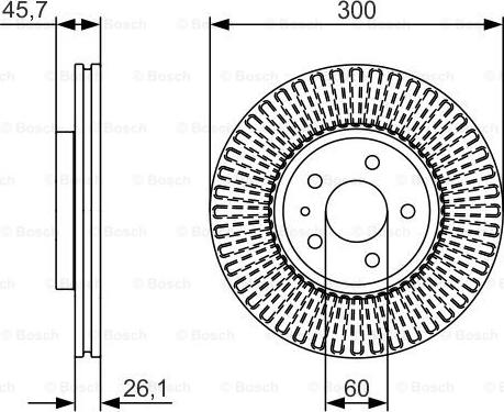 BOSCH 0 986 479 666 - Discofreno www.autoricambit.com