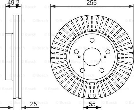 BOSCH 0 986 479 663 - Discofreno www.autoricambit.com