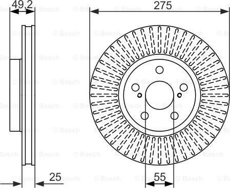 BOSCH 0 986 479 619 - Discofreno www.autoricambit.com