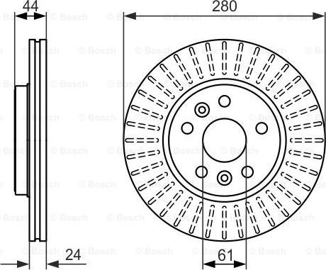 BOSCH 0 986 479 611 - Discofreno www.autoricambit.com