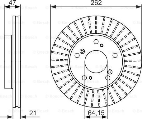 BOSCH 0 986 479 687 - Discofreno www.autoricambit.com