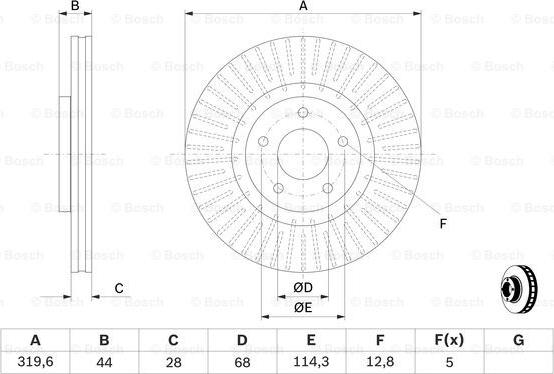 BOSCH 0 986 479 679 - Discofreno www.autoricambit.com