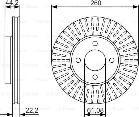 BOSCH 0 986 479 090 - Discofreno www.autoricambit.com