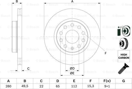 BOSCH 0 986 479 098 - Discofreno www.autoricambit.com