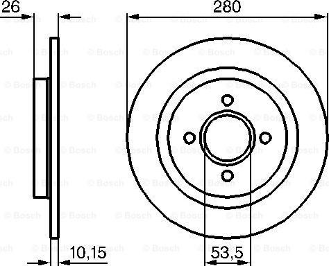 BOSCH 0 986 479 049 - Discofreno www.autoricambit.com