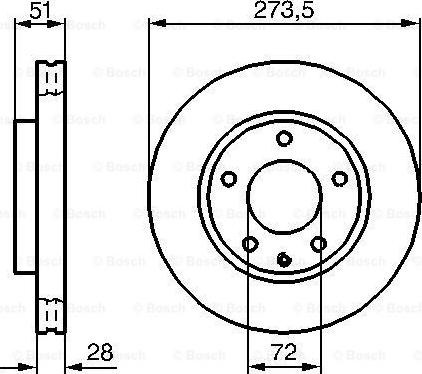 BOSCH 0 986 479 016 - Discofreno www.autoricambit.com