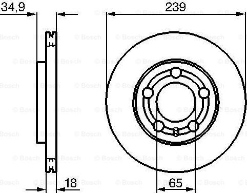 BOSCH 0 986 479 036 - Discofreno www.autoricambit.com