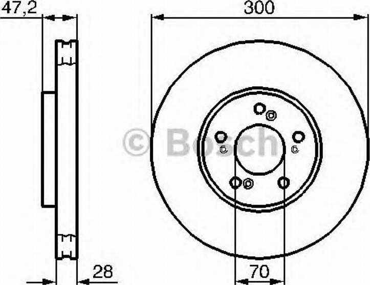 BOSCH 0 986 479 032 - Discofreno www.autoricambit.com