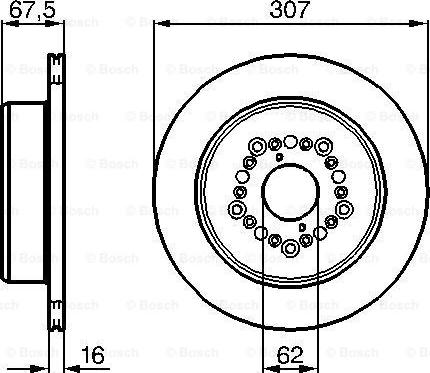 BOSCH 0 986 479 023 - Discofreno www.autoricambit.com