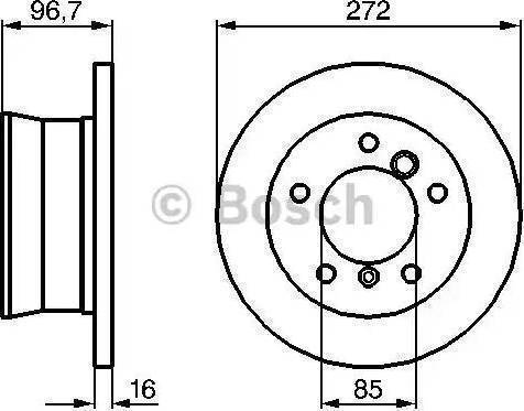 BOSCH 0 986 479 074 - Discofreno www.autoricambit.com