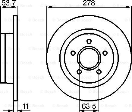 BOSCH 0 986 479 070 - Discofreno www.autoricambit.com