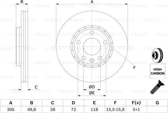 BOSCH 0 986 479 078 - Discofreno www.autoricambit.com