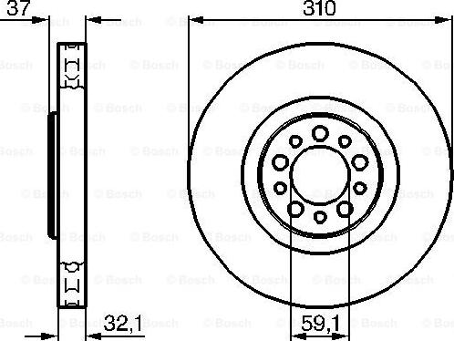 BOSCH 0 986 479 168 - Discofreno www.autoricambit.com