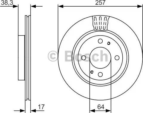 BOSCH 0 986 479 134 - Discofreno www.autoricambit.com