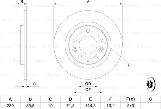 BOSCH 0 986 479 131 - Discofreno www.autoricambit.com