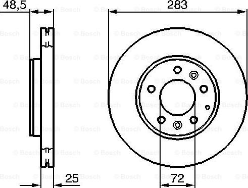 BOSCH 0 986 479 132 - Discofreno www.autoricambit.com