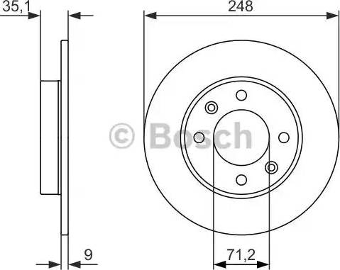 BOSCH 0 986 479 888 - Discofreno www.autoricambit.com