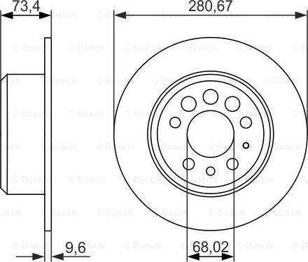 BOSCH 0 986 479 835 - Discofreno www.autoricambit.com