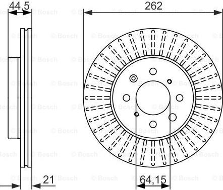 BOSCH 0 986 479 838 - Discofreno www.autoricambit.com