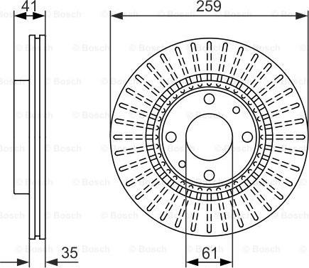 BOSCH 0 986 479 833 - Discofreno www.autoricambit.com