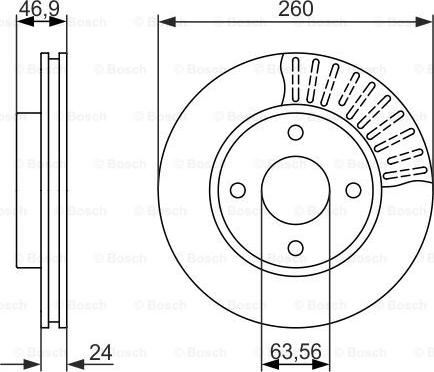 BOSCH 0 986 479 837 - Discofreno www.autoricambit.com