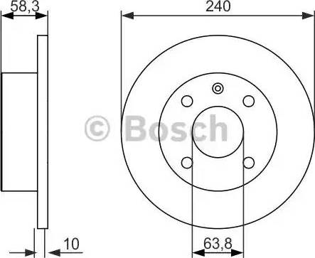 BOSCH 0 986 479 828 - Discofreno www.autoricambit.com