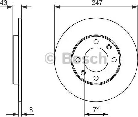 BOSCH 0 986 479 870 - Discofreno www.autoricambit.com