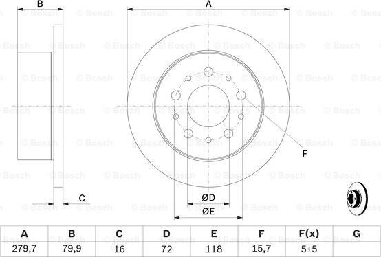 BOSCH 0 986 479 C10 - Discofreno www.autoricambit.com