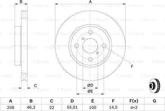 BOSCH 0 986 479 363 - Discofreno www.autoricambit.com