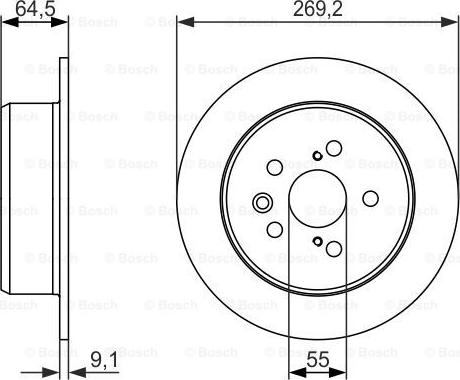 BOSCH 0 986 479 336 - Discofreno www.autoricambit.com