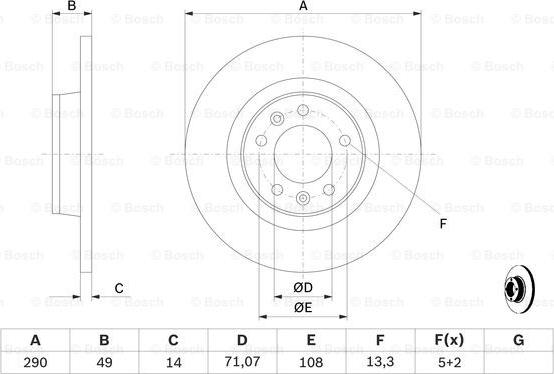 BOSCH 0 986 479 379 - Discofreno www.autoricambit.com