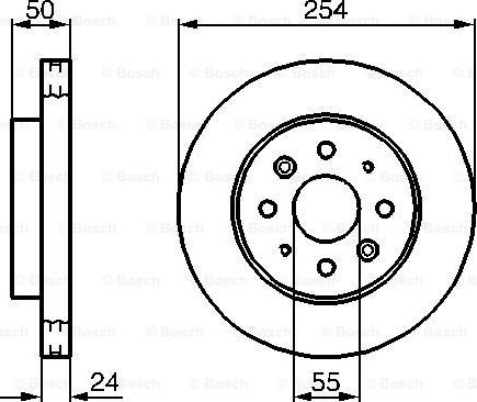 BOSCH 0 986 479 231 - Discofreno www.autoricambit.com