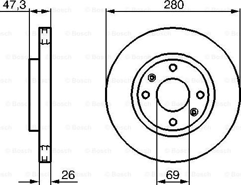 BOSCH 0 986 479 229 - Discofreno www.autoricambit.com