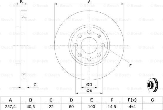 BOSCH 0 986 479 223 - Discofreno www.autoricambit.com