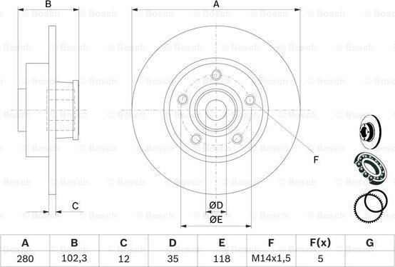 BOSCH 0 986 479 271 - Discofreno www.autoricambit.com