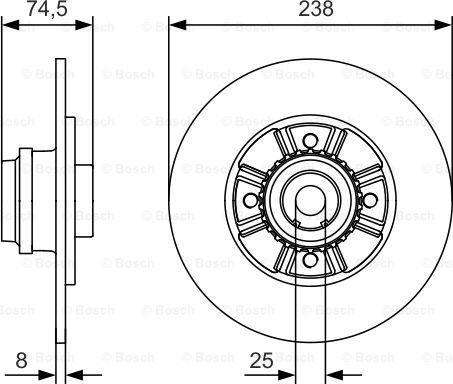 BOSCH 0 986 479 760 - Discofreno www.autoricambit.com