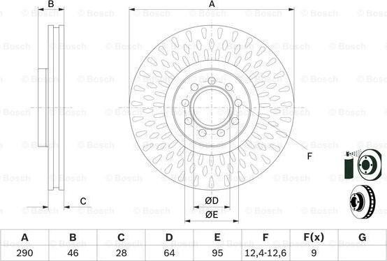 BOSCH 0 986 479 718 - Discofreno www.autoricambit.com