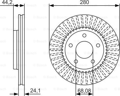 BOSCH 0 986 479 A19 - Discofreno www.autoricambit.com