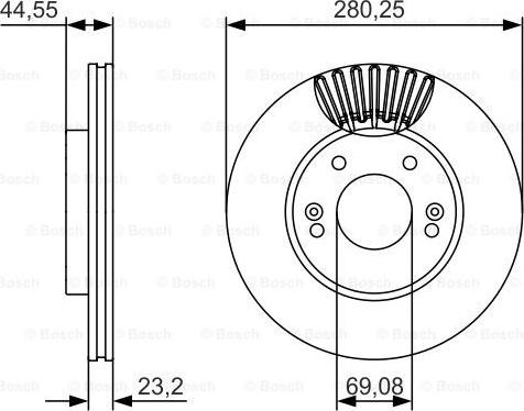 BOSCH 0 986 479 A12 - Discofreno www.autoricambit.com