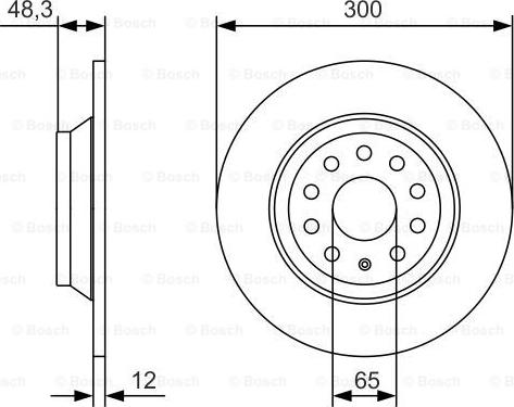 BOSCH 0 986 479 A84 - Discofreno www.autoricambit.com