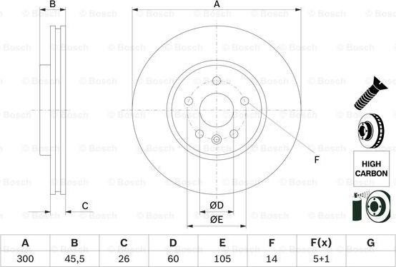 BOSCH 0 986 479 D93 - Discofreno www.autoricambit.com