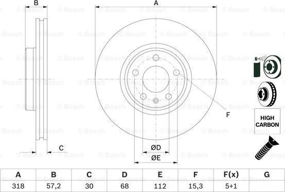 BOSCH 0 986 479 E49 - Discofreno www.autoricambit.com