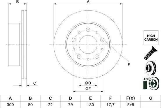 BOSCH 0 986 479 E02 - Discofreno www.autoricambit.com