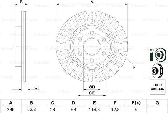 BOSCH 0 986 479 E35 - Discofreno www.autoricambit.com