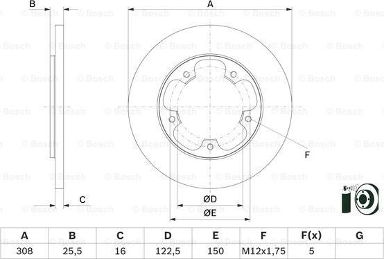 BOSCH 0 986 479 F44 - Discofreno www.autoricambit.com