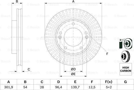 BOSCH 0 986 479 F20 - Discofreno www.autoricambit.com