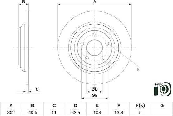 BOSCH 0 986 479 F79 - Discofreno www.autoricambit.com